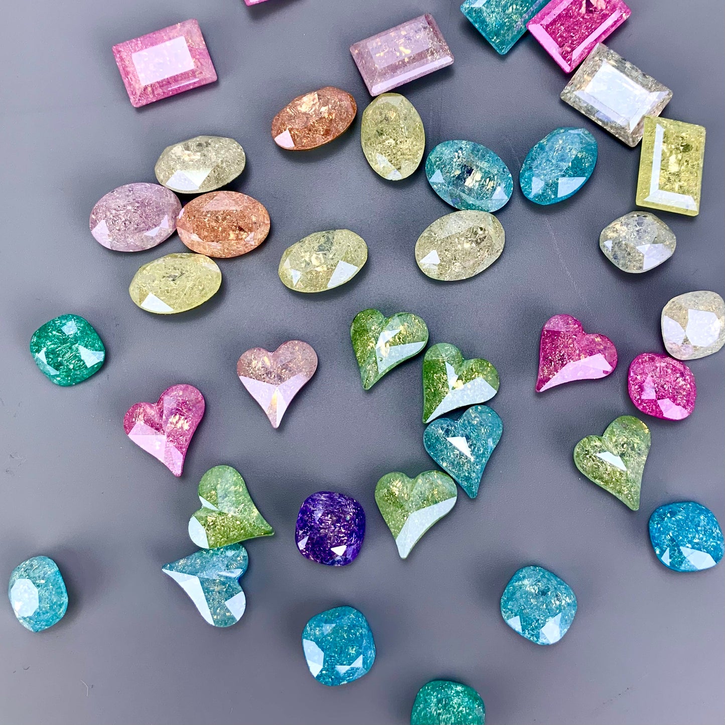 【 A2 】DIY Nail Crystal Charms/ Rose Luck Bags-Opne in live