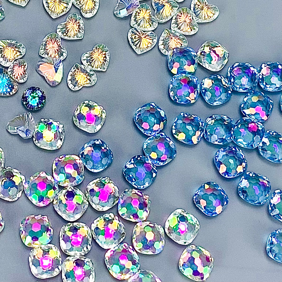 【 A2 】DIY Nail Crystal Charms/ Rose Luck Bags-Opne in live