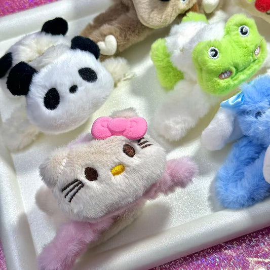 【A13 】Cute Cartoon Hair Clip blind bag-open in live