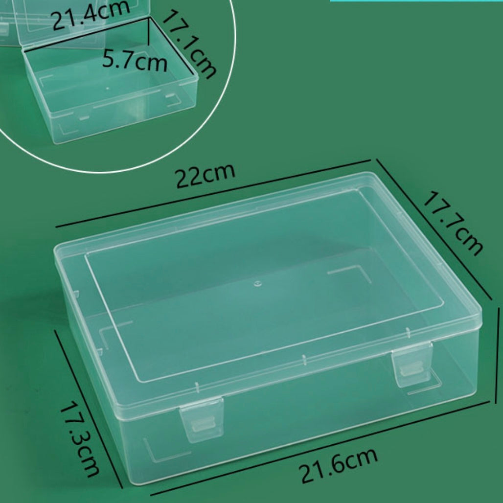 【 A12 】Plastic transparent Lock Buckle PP Empty Box