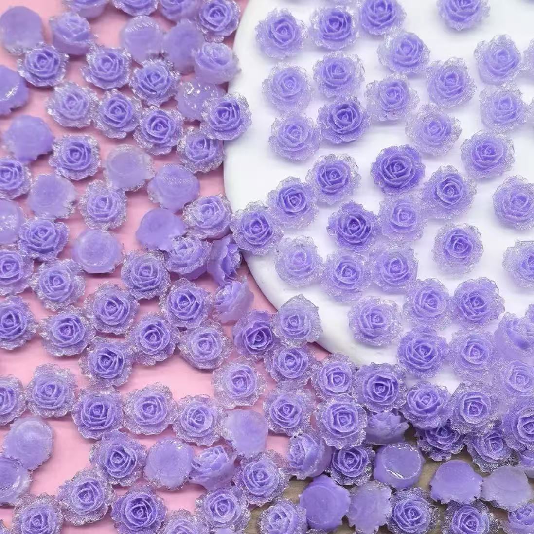 【 A2 】DIY Nail Crystal Charms/ Rose Luck Bags-Opne in live
