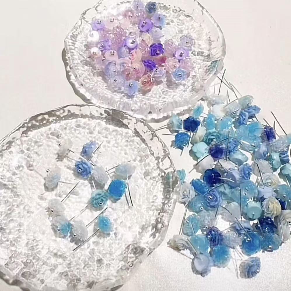 【 A2 】DIY Nail Crystal Charms/ Rose Luck Bags-Opne in live