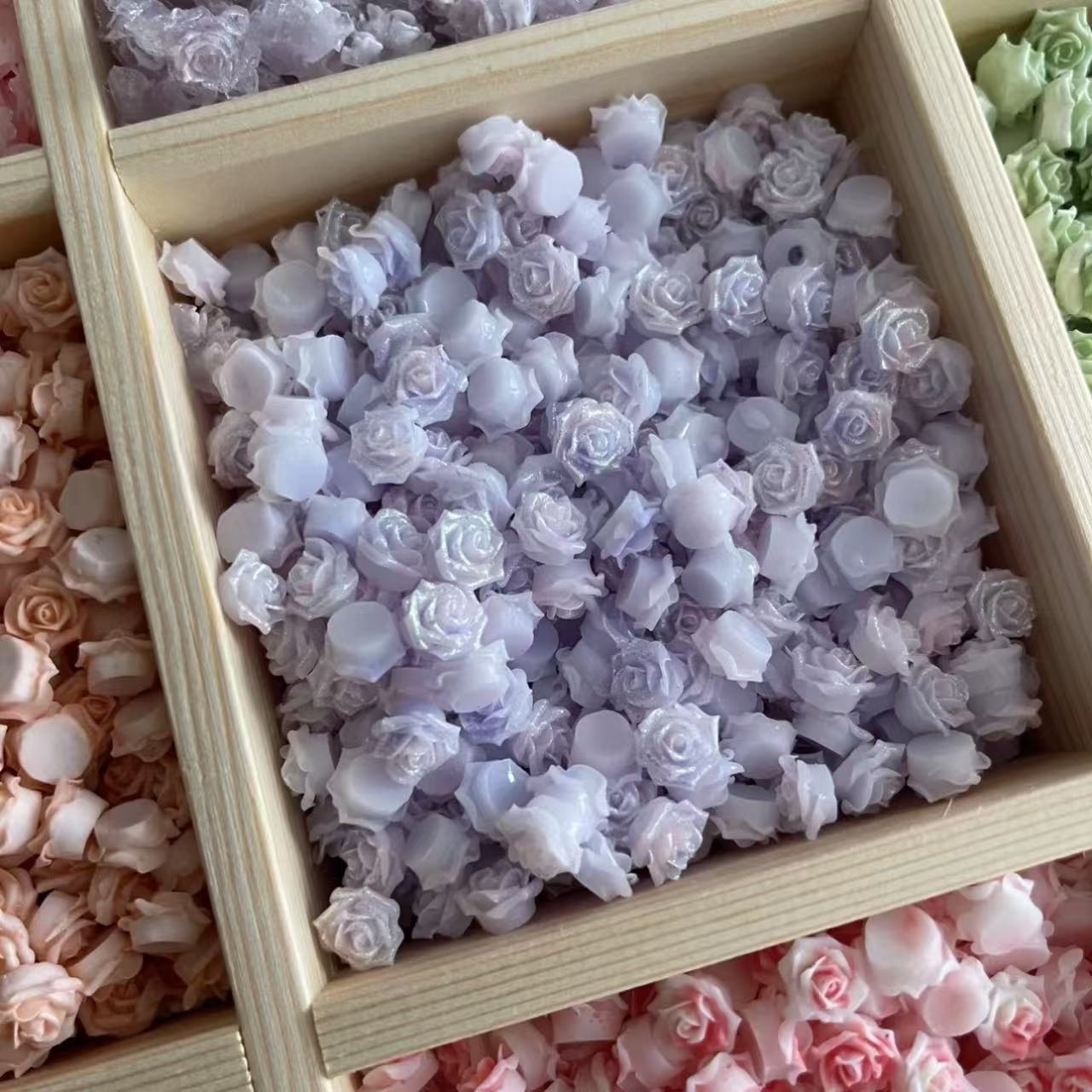 【 A2 】DIY Nail Crystal Charms/ Rose Luck Bags-Opne in live