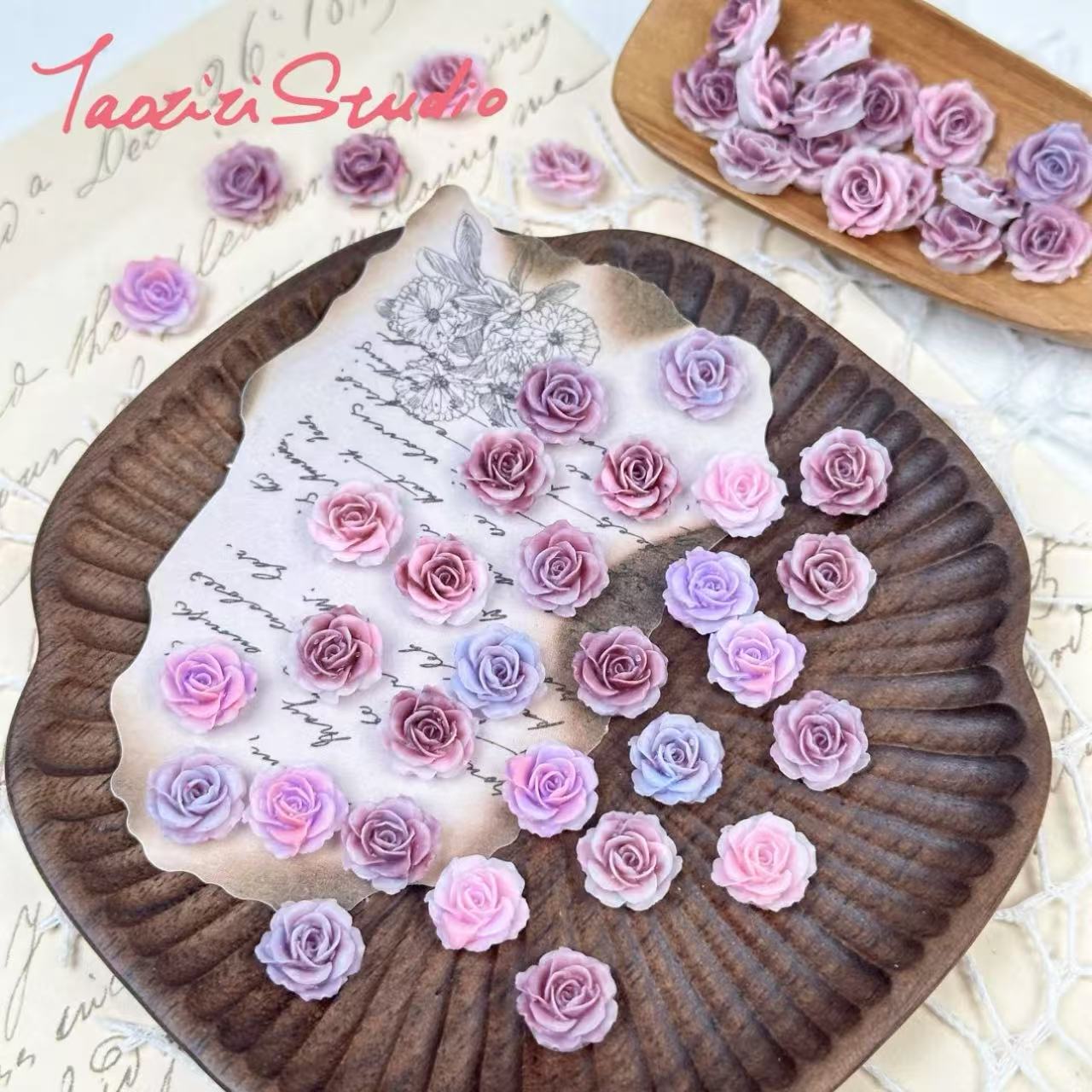 【 A2 】DIY Nail Crystal Charms/ Rose Luck Bags-Opne in live