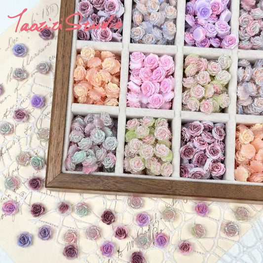 【 A2 】DIY Nail Crystal Charms/ Rose Luck Bags-Opne in live