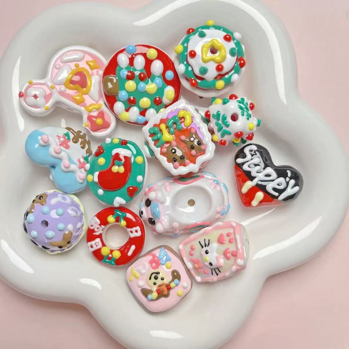 【New Hot】DIY Acrylic Beads / Hand Made Beads Blind Bags for Beadable Pen/Key Chain-open in live