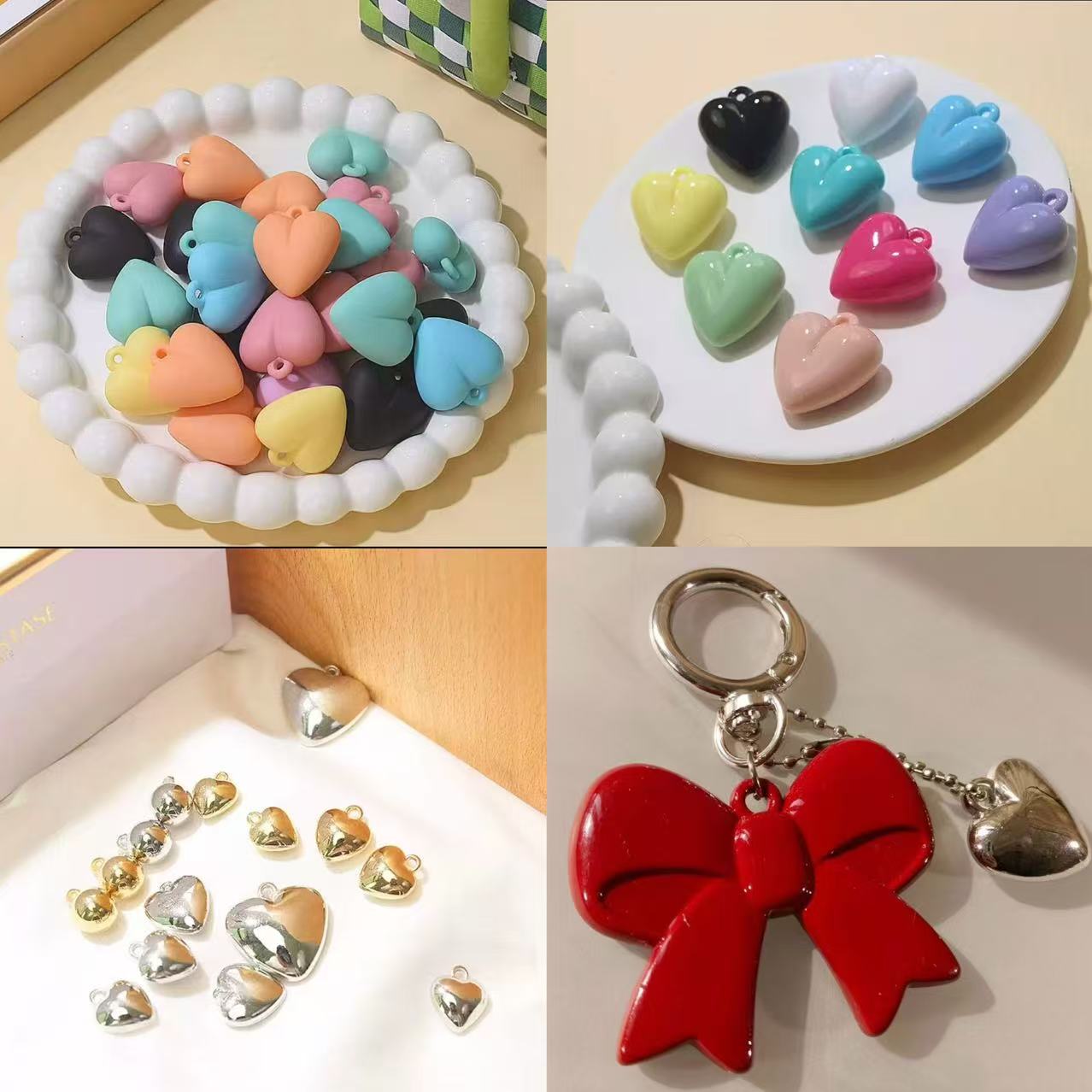 【New Hot】DIY Acrylic Beads / Hand Made Beads Blind Bags for Beadable Pen/Key Chain-open in live